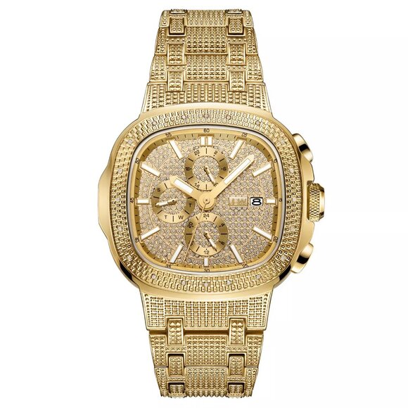 Jbw Men's DiamondWatch in 18k Gold-plated Stainless-steel Watch - Picture 2 of 8